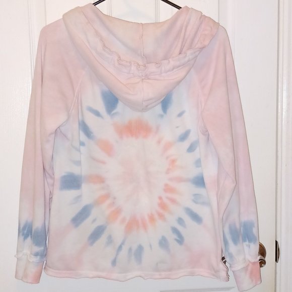 Women's Tie Dye Hoodie, Size - Small, Excellent condition, Pale pink color - Picture 2 of 5